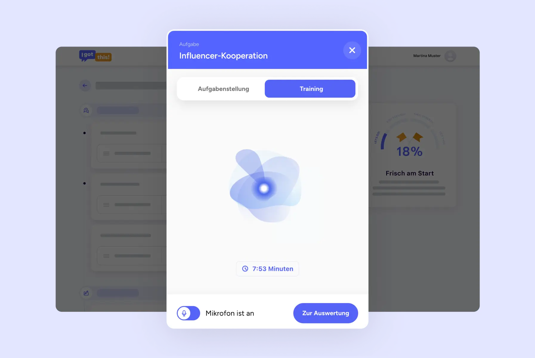 Simulation einer mündlichen Prüfung mit KI-gestütztem Gesprächstraining